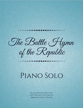 The Battle Hymn of the Republic piano sheet music cover